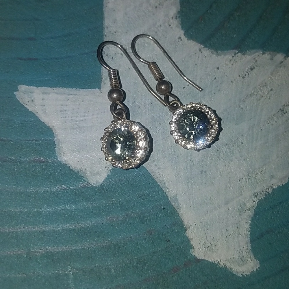 Sparkly dangling earrings